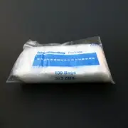 ZIP LOCK BAGS 3”x 3” RECLOSABLE POLY 2 MIL BAG CLEAR 100 SHIPPING PACKAGING