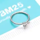 14 Karat Gold Brilliant Trinity Sparkle Bendable Hoop Ring