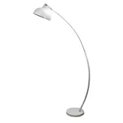 Lucas Arced White Floor Lamp