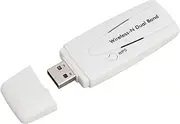 Dual Band Wireless LAN Adapter, 300Mbps High Speed USB 2.0 Wireless Network Adapter for Kali Linux//Mac/TV/Home Theater