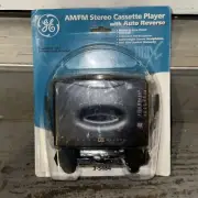 NEW RETRO VTG GE AM/FM Stereo Cassette Player w/ Headphones Walkman 3-5484 NIP