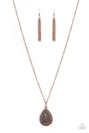 Paparazzi Garden Estate Copper Necklace NWT