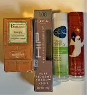Borghese Energia, Loreal Hip Eye Irrestible, Avon Lip Balms