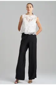 Natori Nishi Lace Square Top in White at Nordstrom, Size X-Small