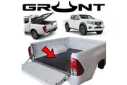 Heavy duty rubber checker plate ute tray mat for Nissan Navara NP300 (for vehicles without tub liner)