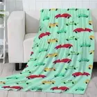 Control Obvious Column Light 3D Warm Plush Fleece Blanket Picnic Sofa Couch