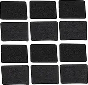 Ciieeo 12Pcs Slip Non Slip Cushion for Bed Mats Hook and Loop Design Washable Reusable for Securing Carpets and Sofas