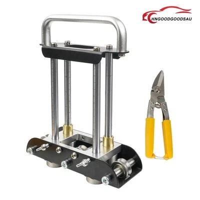 Hand Sheet Metal Edge Roller Bender Roofing Tool & Snip for Making Folding Edges