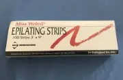 Miss Webril Epilating Strips 3” x 9”, 100ct