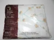 Vintage Dan River Tranquale Percale Double Fitted Sheet NOS