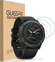 [3 Pack] for Garmin Fenix 6s/6s Pro Screen Protector, 9H Hardness Scratch Resistant Tempered Glass Screen Protector Protective Film Cover for Garmin Fenix 6s/6s Pro