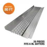 Gutter Guard By Gutterglove Gutter Guard All-Aluminum Rustproof Snap/Lock-In