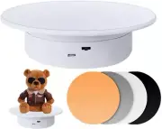 Display 360 Degree Electric Turntable,For Small Product Display, 7.87In Diameter