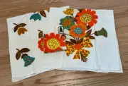 Kitchen Capers Morgan Jones Floral 2x Hand Towel & Washcloth Set - NWT Vintage