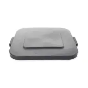 Gray RUBBERMAID BRUTE Lid for 28-Gallon Square Containers FREE SHIPPING
