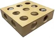 Ipetboom Cat Toy Box Holes Interactive Indoor Kitten Toy Puzzle Box Inside Encourages Natural Predatory Behavior