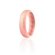 ROQ Silicone Wedding BR Solid Ring - Basic-Rose-Gold by ROQ for Women - 11 mm Ring