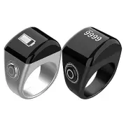 Smart Tasbih Tally Counter Ring For Muslims Zikr Digital Tasbeeh 5 Prayer