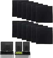 12 Pack Replacement Odor Absorbing Filter Refills for SIMPLI-MAGIC Kitchen Trash Can, Activated Charcoal Deodorizer Compatible with SIMPLI-MAGIC Garbage Bins with Built in Odor Filter