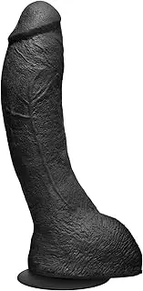 Doc Johnson Merci - The Perfect P-Spot Dildo 9.5" - with Removable Vac-U-Lock Suction Cup - ULTRASKYN - for Adults Only, Black