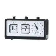 Easy-to-read Desk Calendar & Analog Clock
