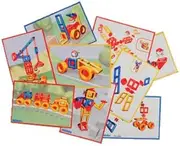 Mobilo Construction Toy - Work Cards - set of 12 cards