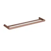 600mm Sleek Double Towel Rail(Rose Gold)