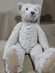 STEIFF 26” WHITE TEDDY BEAR 1908 #406041 - MINT CONDITION 1994 Mohair