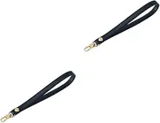 VILLFUL 2pcs Handbag Strap Clutch Bag Strap Wallet Belt Purse Belt First Layer Cowhide Wrist Band for Women Men