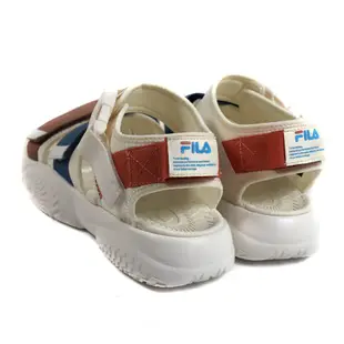 FILA TAPERED SANDALS 2 運動厚底涼鞋 男女款 中性 米/藍橘 4-S136X-423 no258