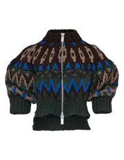 [sacai] Jacquard Knit Blouson