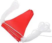 VILLFUL High Visibility Warning Flags Pennant Banners for Isolation Zones Truck Markers 30m Reflective String