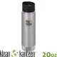 【KLEAN KANTEEN 美國 20盎司KK寬口保溫鋼瓶(54mm)/原色鋼】K20VWPCC/保溫杯/保溫瓶/咖啡瓶蓋