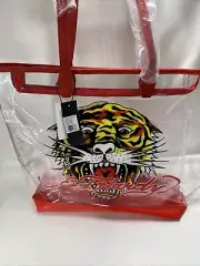 Ed Hardy “Tiger Tattoo” Zip Top Tote Bag New In Package