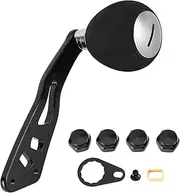 Fishing Reel Handle Grip Baitcasting Reel Rocker Arm Black Gun Color for A/D/S Brand