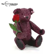 Steiff DEW DROP ROSE Porcelain Teddy Bear Crystal Vintage 2000 MIB COA LE