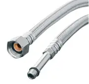 Invena Flexi Flexible Kitchen Basin MonoBloc Tap Connector Hose Pipe M10 3/8" 1/2" 3/4" 30cm 3/8"BSP x M10