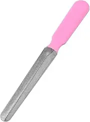 Stainless Steel Pets Nail File Small Animals Polisher Grooming Wear-Resistance Metal Nail Buffing Dogs Pet Shop, Pink