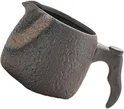 CONGARTENO Loose Tea Cup Decorative Vintage Style Tea Dispensing Cup Tasting Teaware Pottery for Home Use Comfortable Handheld Design Easy to Clean and