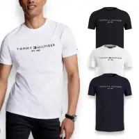 在飛比找momo購物網優惠-【Tommy Hilfiger】男生 經典電繡字母 EST.