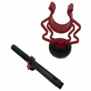 Universal Shock Mount Cold Shoe Mount Adapter ABS Plastic MicrophoneB-UU
