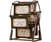 Family Photo Frame, Ferris Wheel Rotatable Windmill Photo Frame, Home Decoration, Gift Unmounted Photo Frame In Detachable Ferris Wheel Style