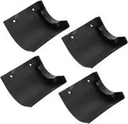 TOGEVAL Hockey Table Edge Guards 4pcs Plastic Corner Protectors Sturdy Side Covers Quick Installation Modern Design Full Edge Protection