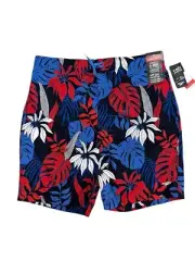 Speedo Men's Swim Trunk Knee Length, 20" Hothouse Red/White/Blue, XX-Large