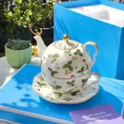 Wedgwood Wild Strawberry Series Teapot and Teacup Saucer Set Afternoon Tea New