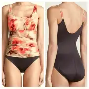 Miraclesuit 6501898 NWT Coral Desert Dream Debbie One Piece Swimsuit Size 16