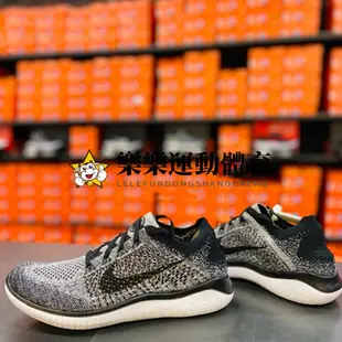 NIKE FREE RN FLYKNIT 2018 耐吉 黑白 全黑 全白 男鞋 女鞋 赤足 編織 透气 運動鞋 跑步鞋