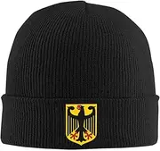 [Generic] Coat of Arms Germany National Emblem Knitted Hat German Beanie Warm Skull Cap for Winter Men Women