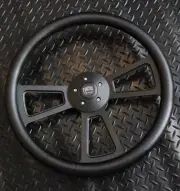 18 inch Black Steering Wheel Big Rig (Freightliner, Kenworth, Peterbilt, Volvo)