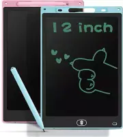 2 Pack LCD Writing Tablet, 12" LCD Writing Tablet Kids, Erasable Drawing Doodle